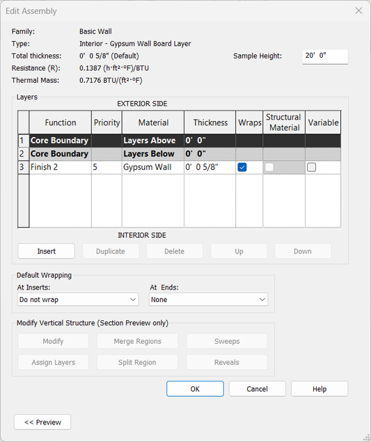 Removes Core Layer Requirement for Compound Structures | Revit 2026