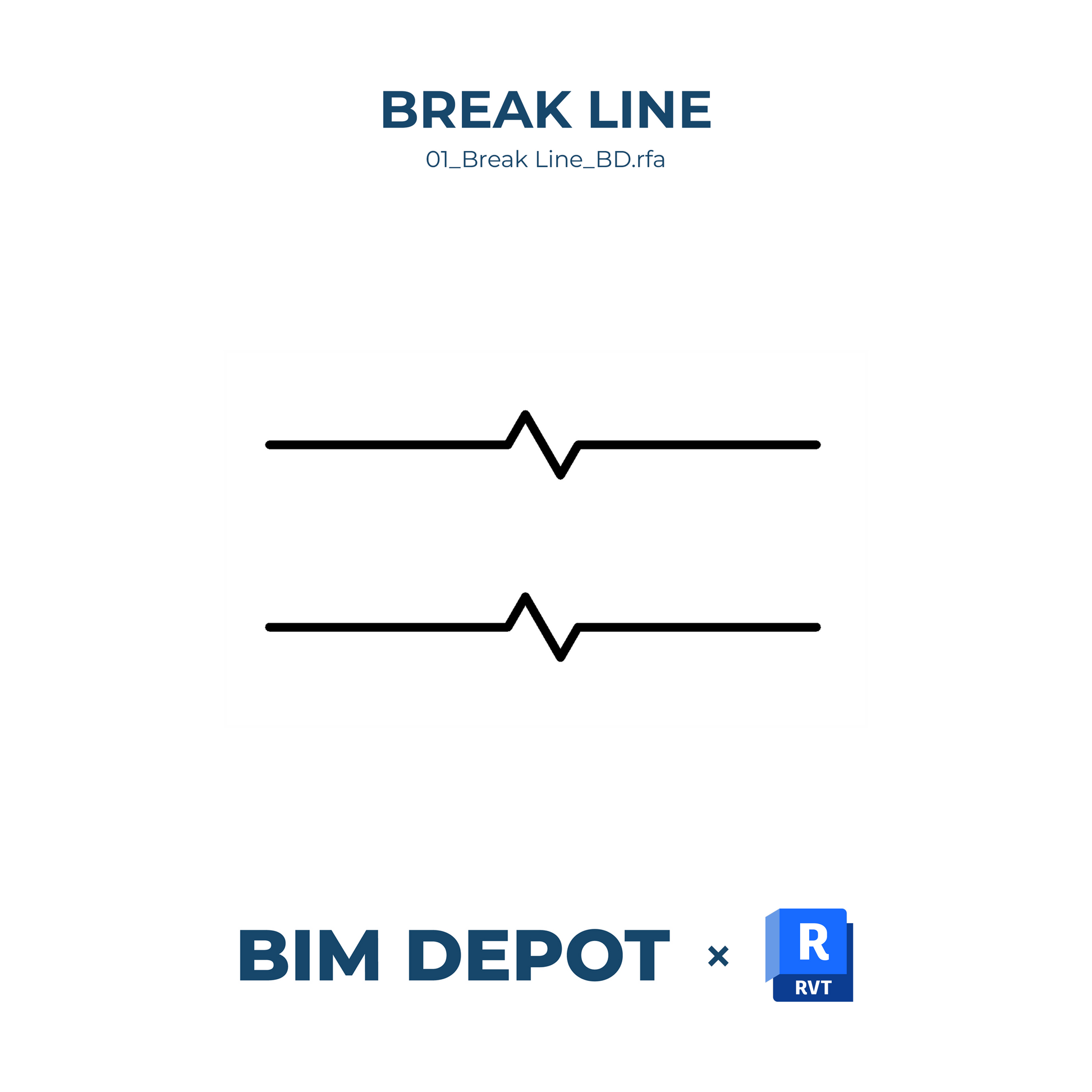 Break Line - Revit Detail Component Family