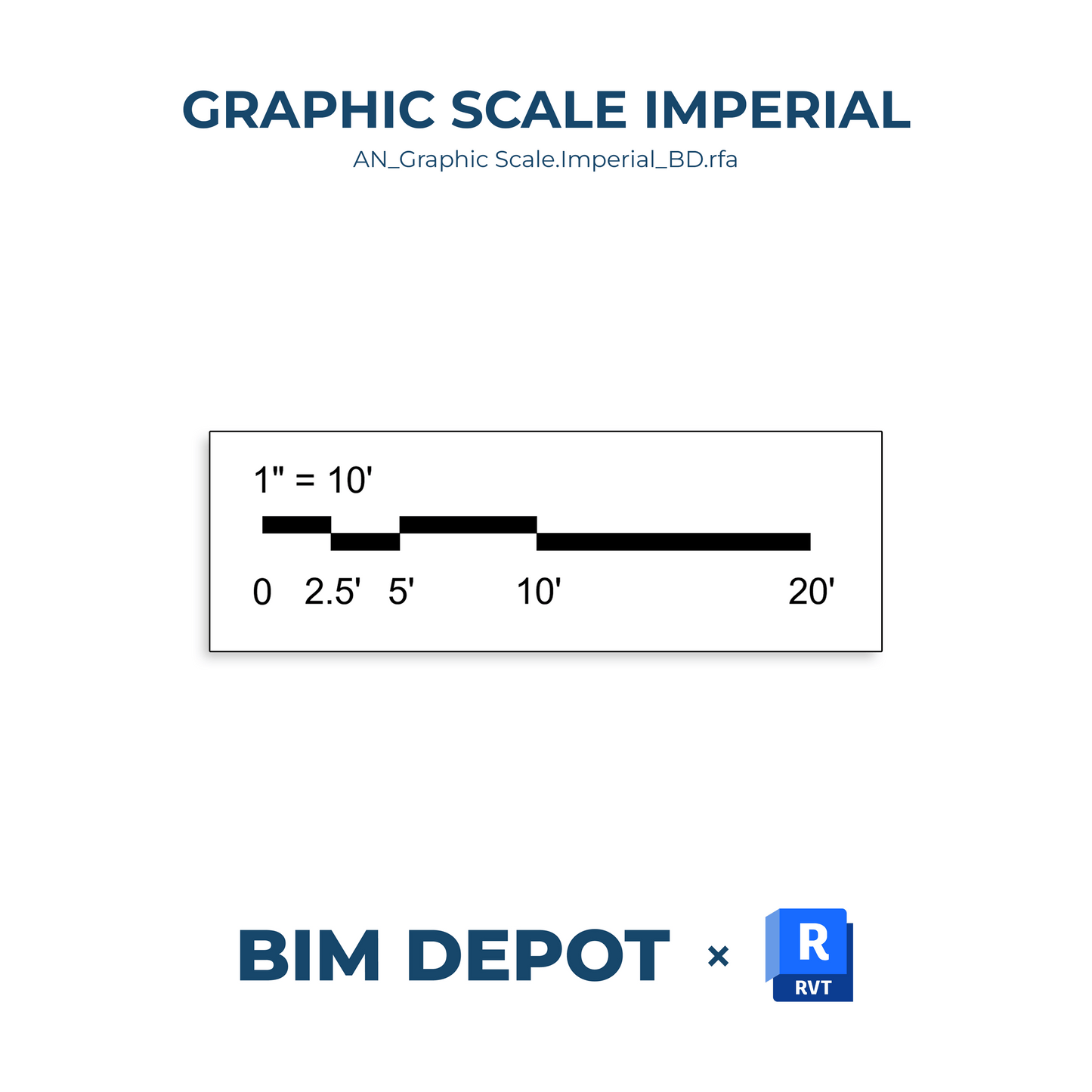 Graphic Scale - Revit Annotation Family