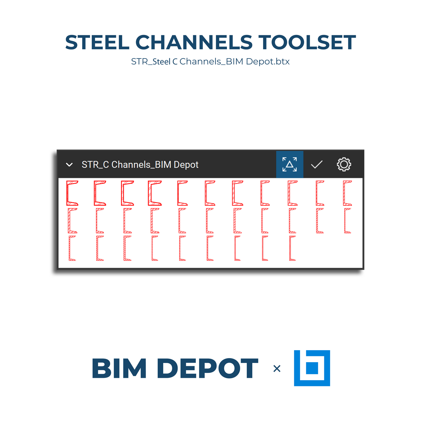 Bluebeam Toolset - Steel C-Channel