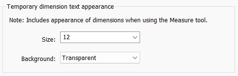 Changing the Text Size and Background of Temporary Dimensions in Revit