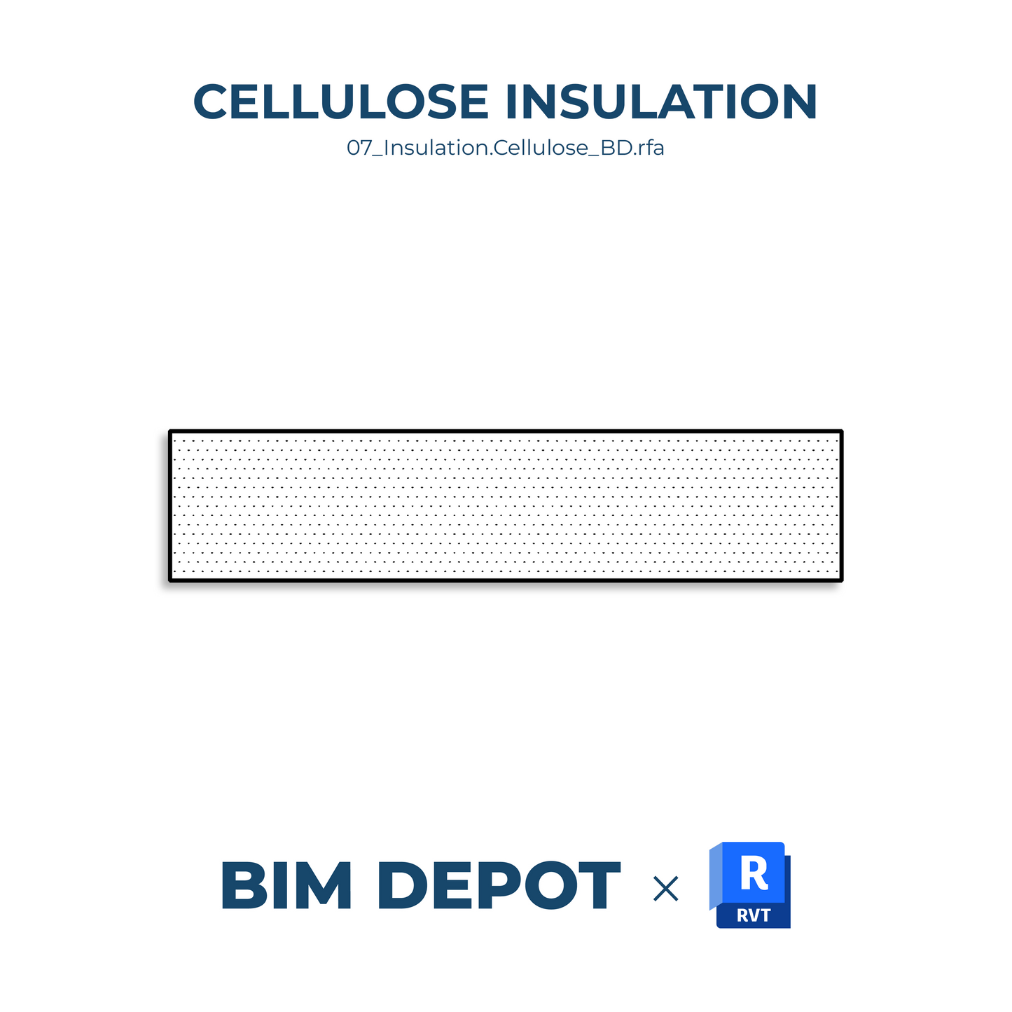 Cellulose Insulation - Revit Detail Component Family