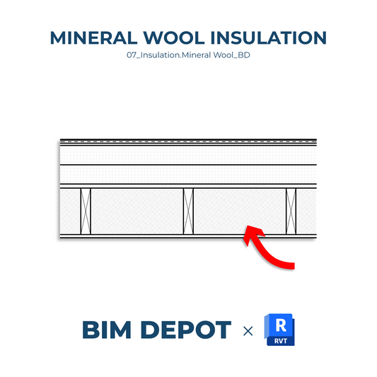 Mineral Wool Insulation - Revit Detail Component