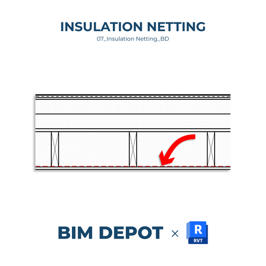 Insulation Netting - Revit Detail Component Family