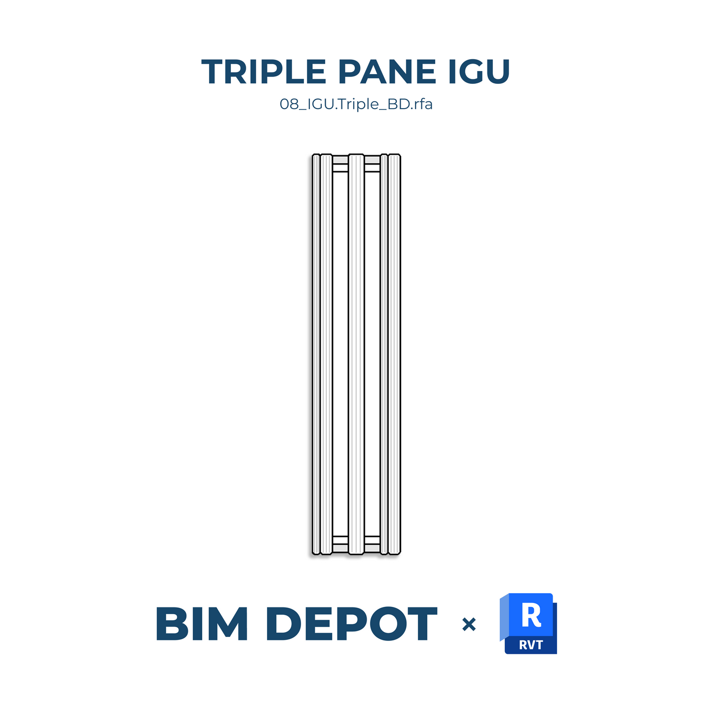 Triple Pane IGU Detail Component