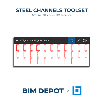Bluebeam Toolset - Steel C-Channel