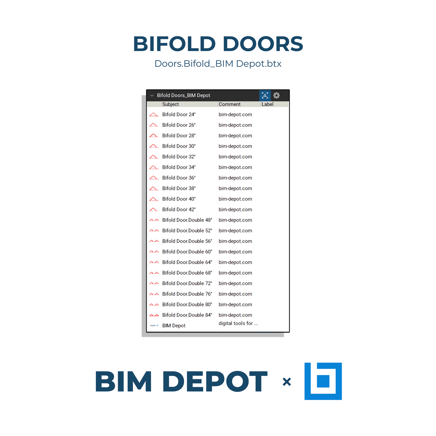 Bluebeam Toolset - Doors