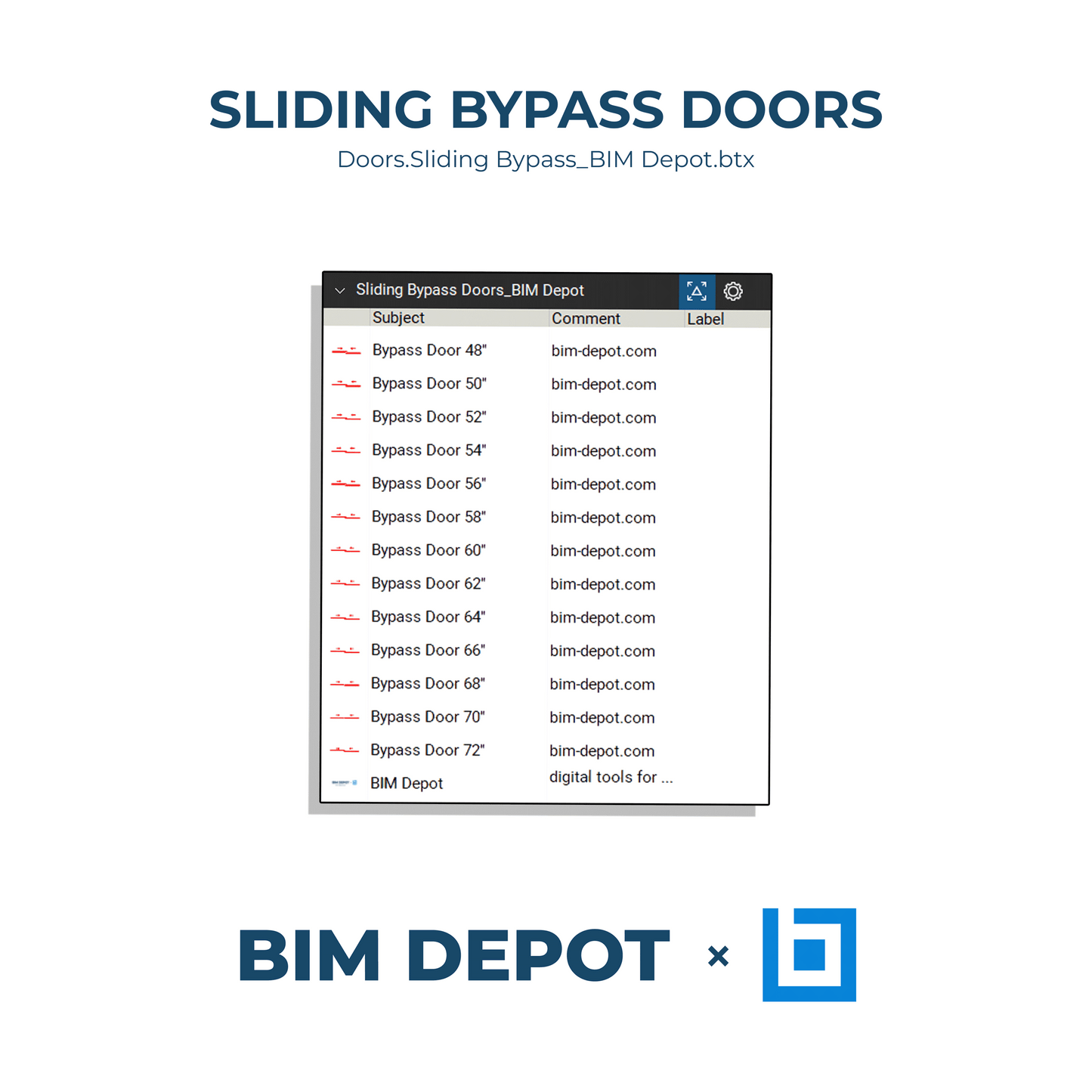 Bluebeam Toolset - Doors