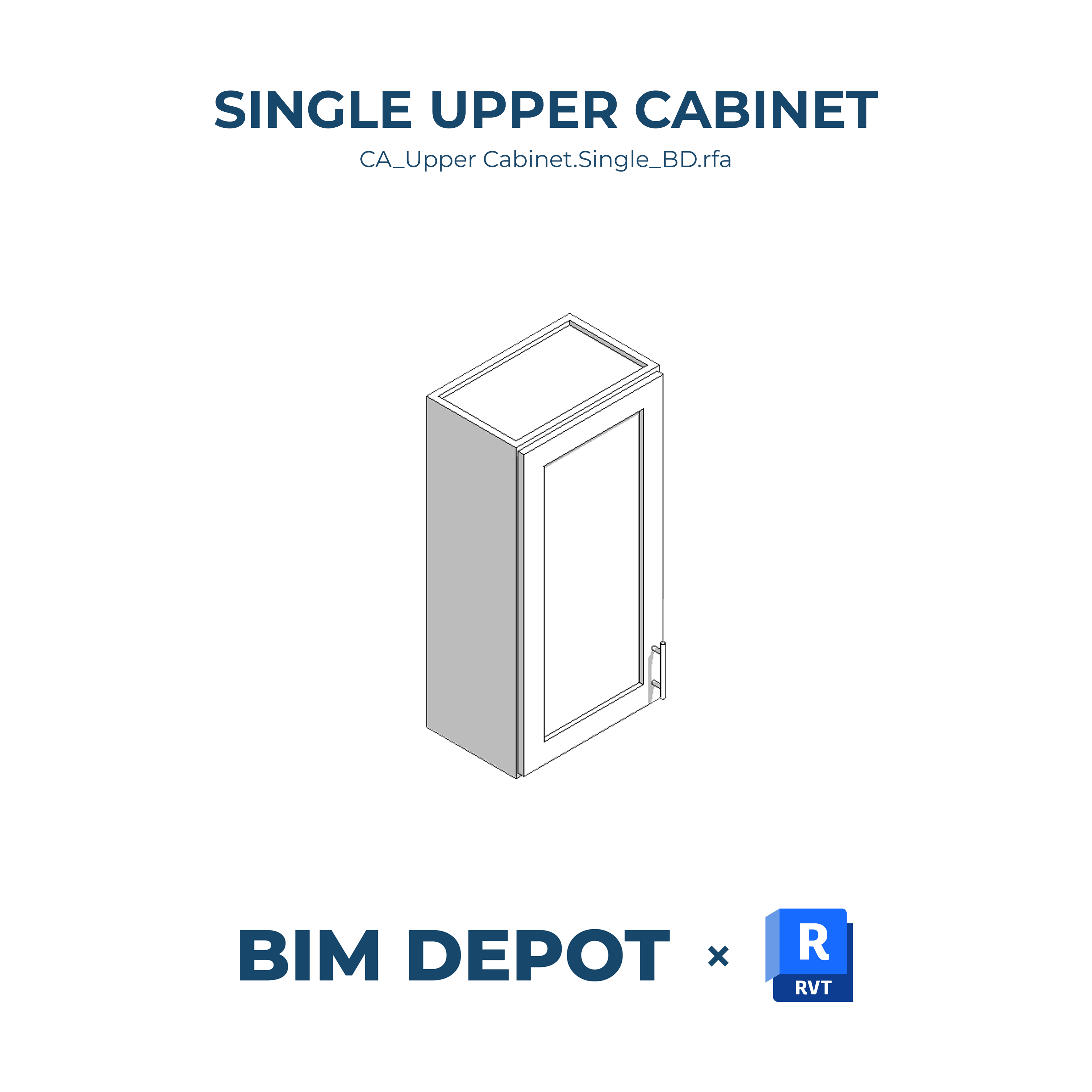Upper Cabinet Revit Family for Kitchens & Interiors – BIM Depot