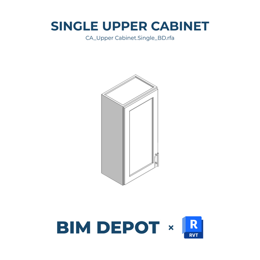 Upper Cabinet - Revit Casework Family
