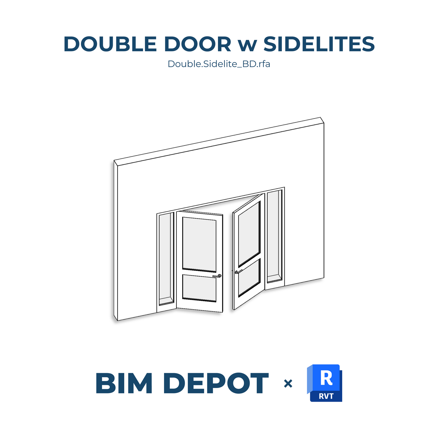 Double Door with Sidelites