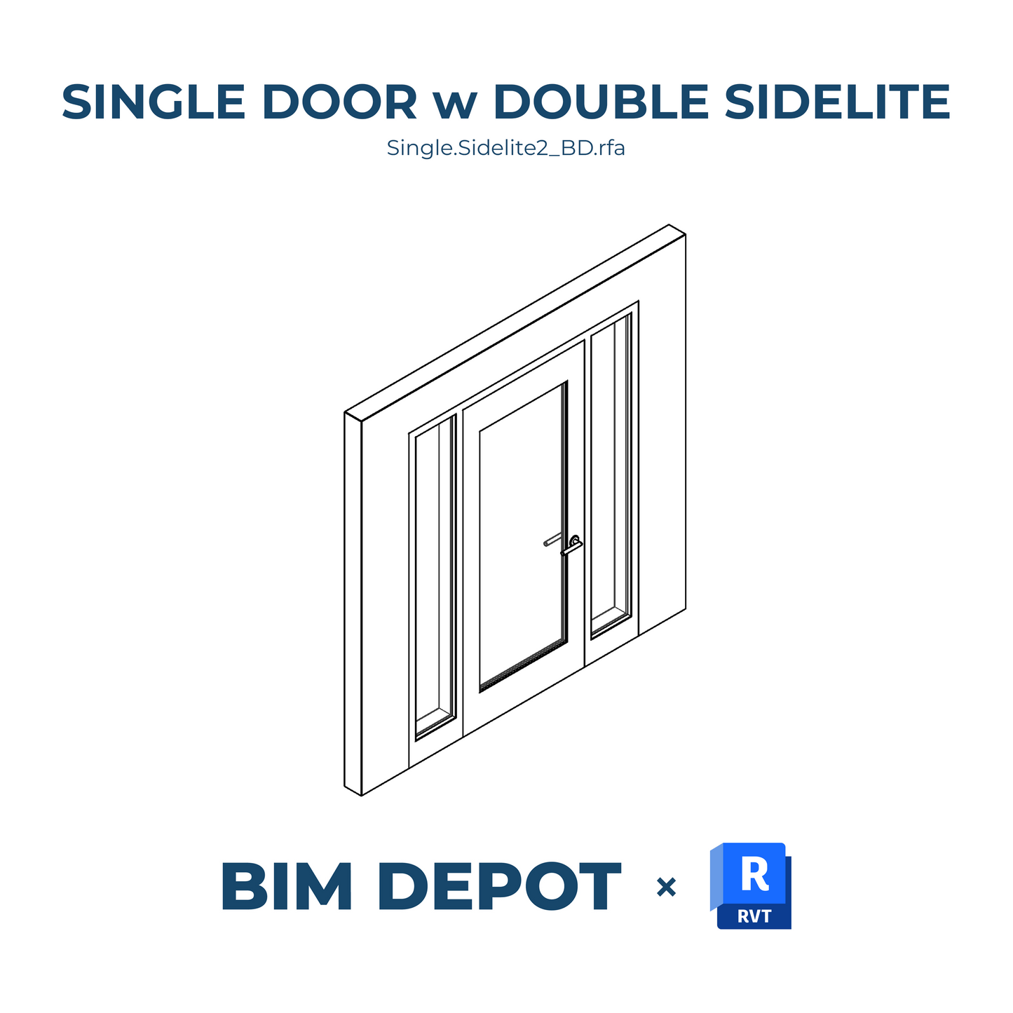 Door with Double Sidelite