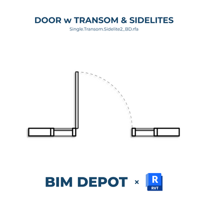 Door with Transom & Double Sidelite